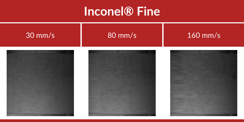 Inconel® fine picture of Highly inhomogeneous layers